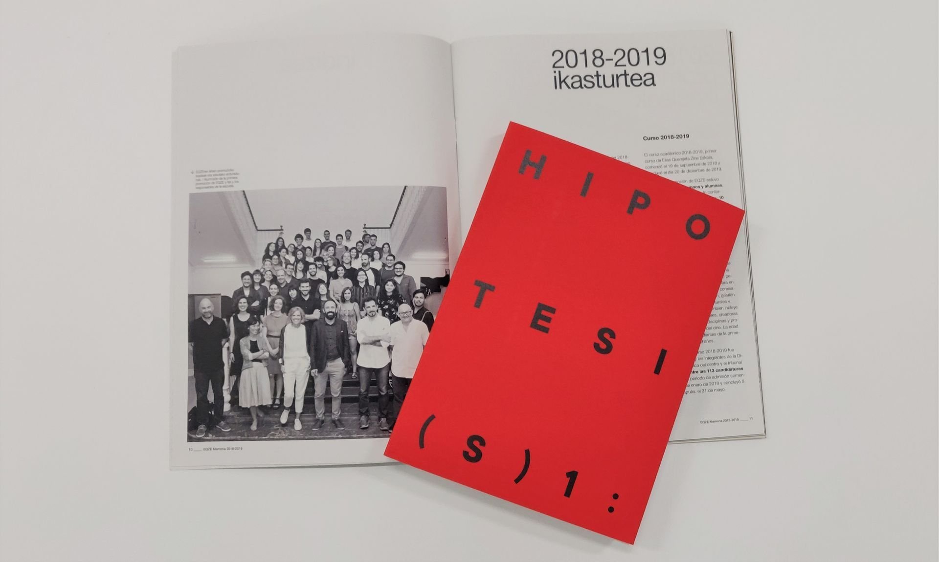 The Elías Querejeta Film School publishes its report on the 2018-2019 Academic Year