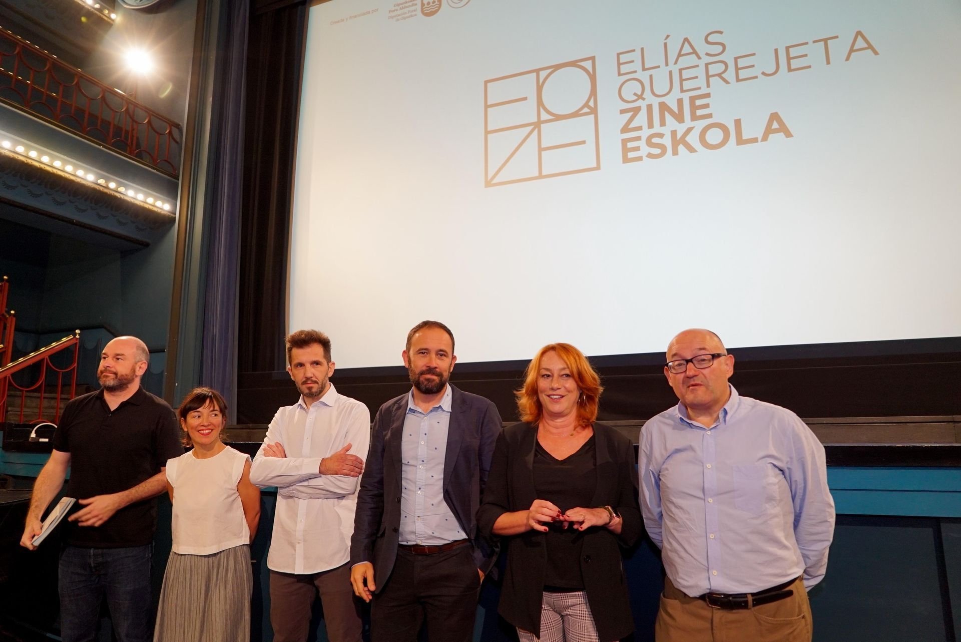 Presentation of Elías Querejeta Zine Eskola film school in Madrid